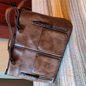 Brown handbag